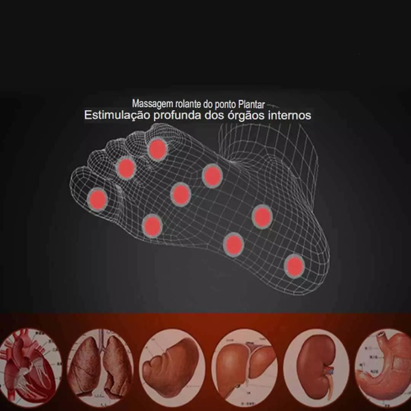 Massageador RelaxFoot - Reduz Dores e Inchaços