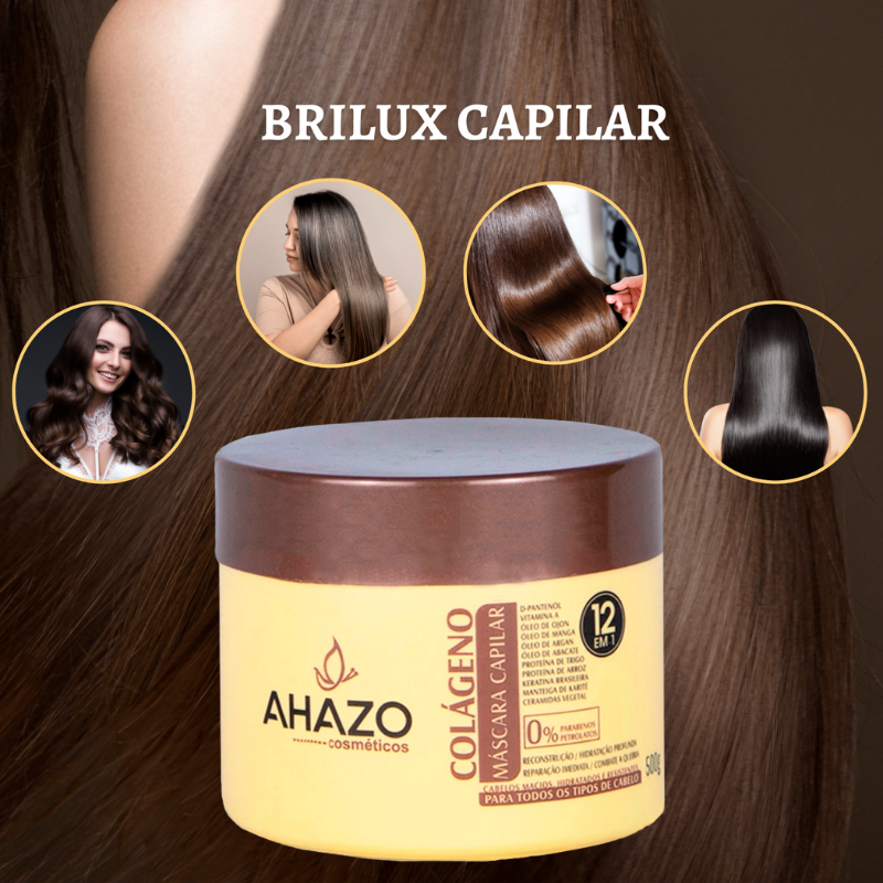 Brilux Capilar - Cabelo 100% Mais Radiante e sem Frizz