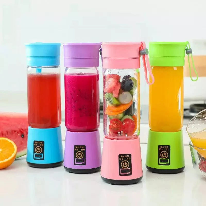 Mini Liquidificador Portátil Shake Take Juice Cup 6 Lâminas Recarregável